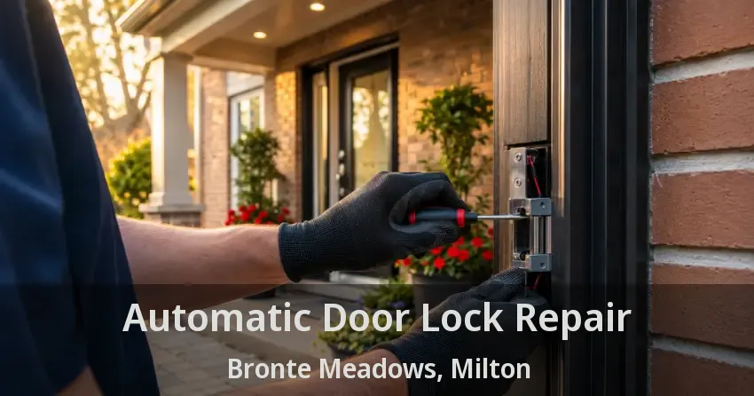 Automatic Door Lock Repair Bronte Meadows, Milton - ON