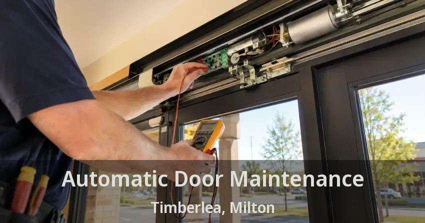 Automatic Door Maintenance Timberlea, Milton - ON