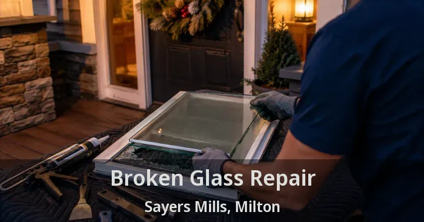 Broken Glass Repair Sayers Mills, Milton - ON