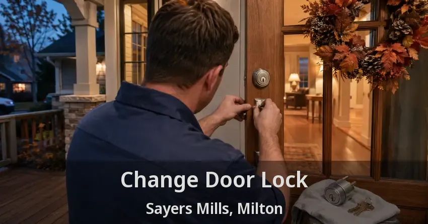 Change Door Lock Sayers Mills, Milton - ON