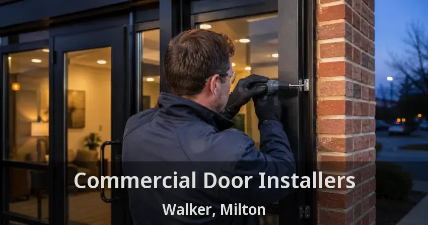 Commercial Door Installers Walker, Milton - ON