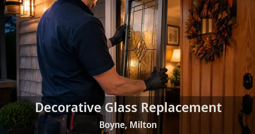 Decorative Glass Replacement Boyne, Milton - ON