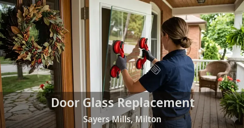 Door Glass Replacement Sayers Mills, Milton - ON