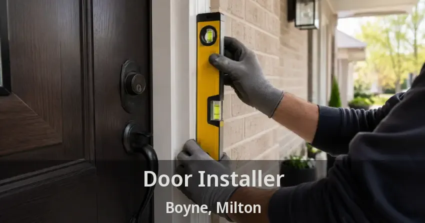 Door Installer Boyne, Milton - ON