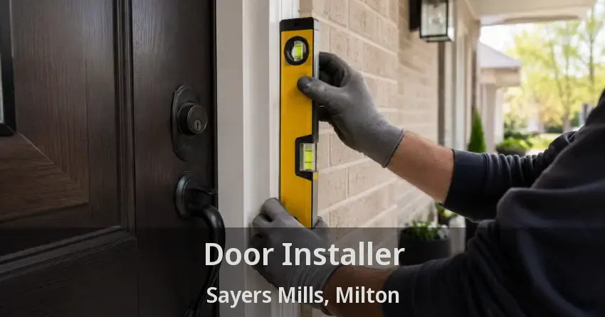 Door Installer Sayers Mills, Milton - ON