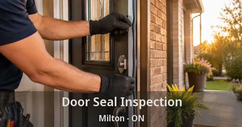Door Seal Inspection Milton - ON