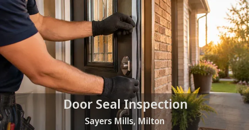 Door Seal Inspection Sayers Mills, Milton - ON