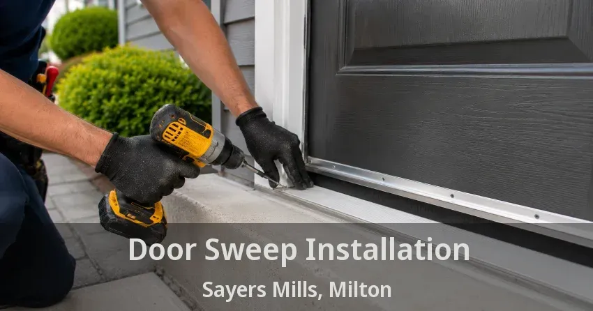 Door Sweep Installation Sayers Mills, Milton - ON