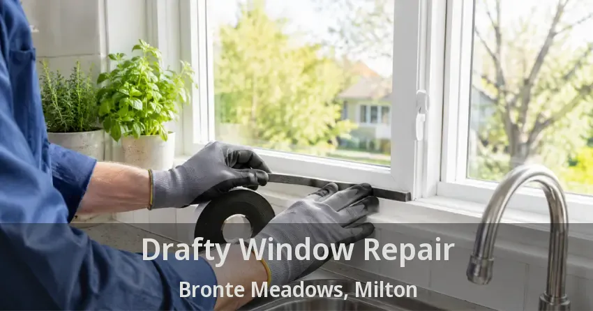 Drafty Window Repair Bronte Meadows, Milton - ON