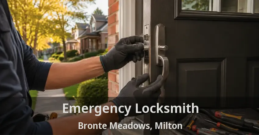 Emergency Locksmith Bronte Meadows, Milton - ON