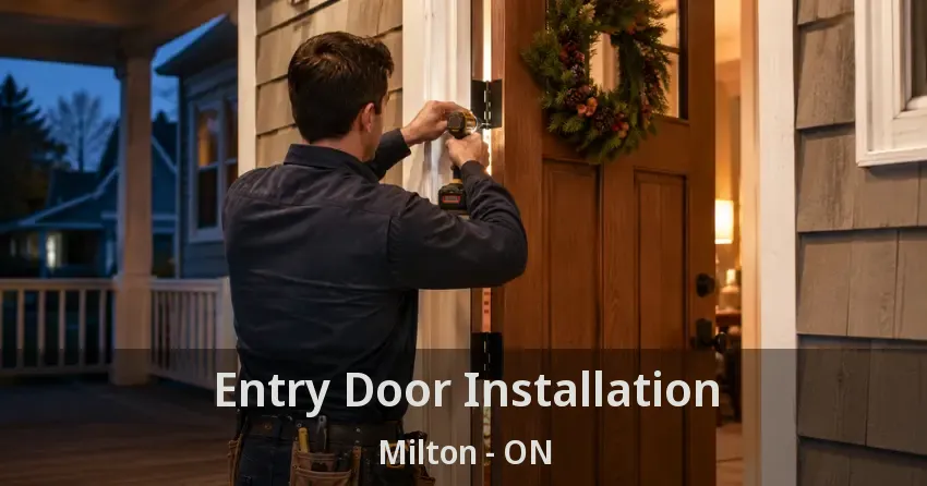 Entry Door Installation Milton - ON
