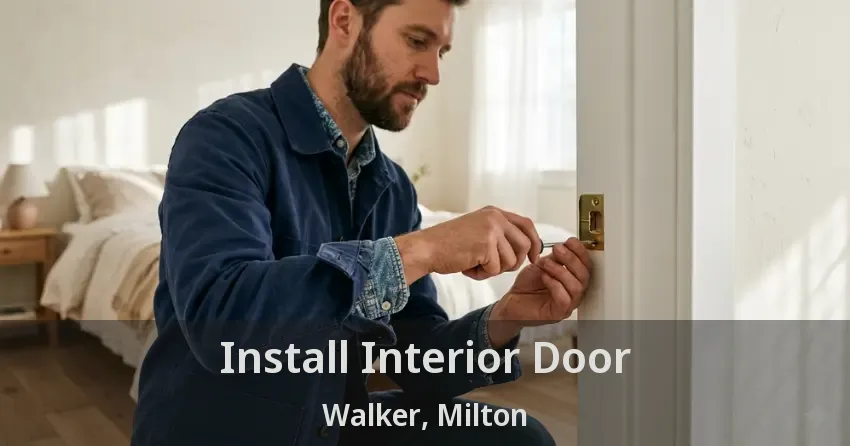 Install Interior Door Walker, Milton - ON