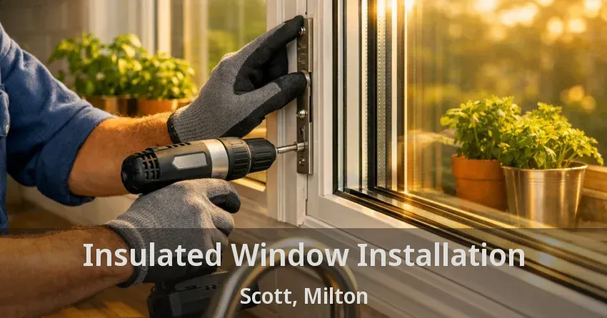 Insulated Window Installation Scott, Milton - ON