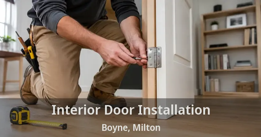 Interior Door Installation Boyne, Milton - ON
