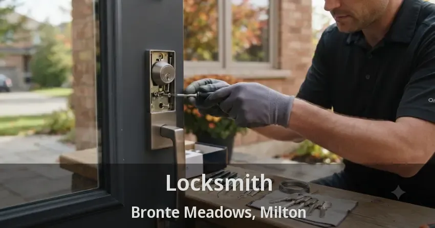 Locksmith Bronte Meadows, Milton - ON