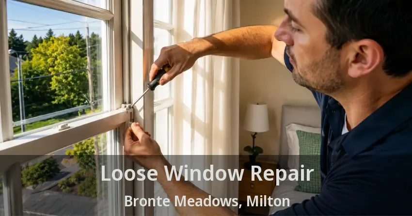 Loose Window Repair Bronte Meadows, Milton - ON