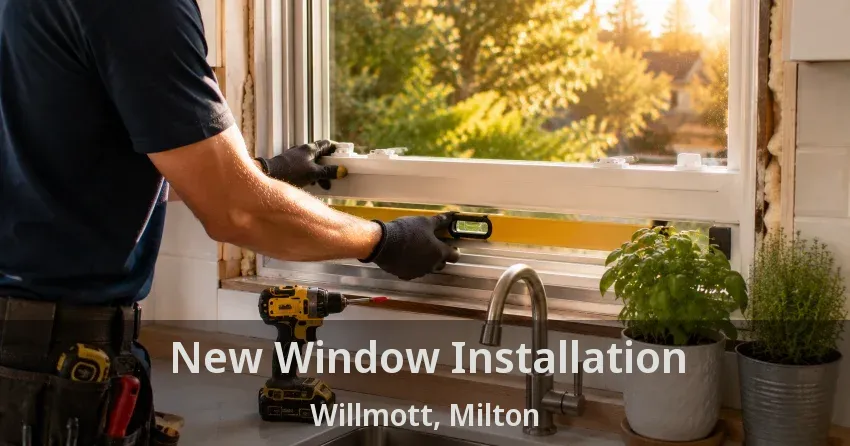 New Window Installation Willmott, Milton - ON