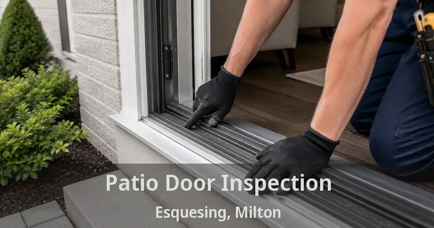 Patio Door Inspection Esquesing, Milton - ON