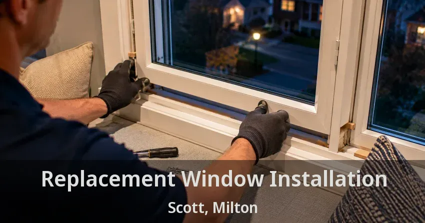 Replacement Window Installation Scott, Milton - ON