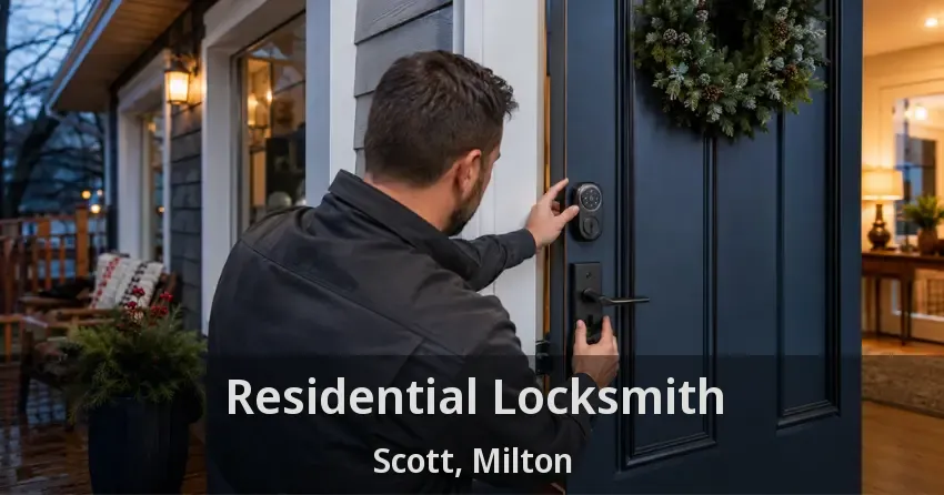 Residential Locksmith Scott, Milton - ON