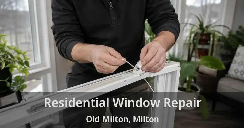 Residential Window Repair Old Milton, Milton - ON
