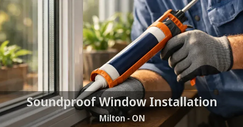 Soundproof Window Installation Milton - ON
