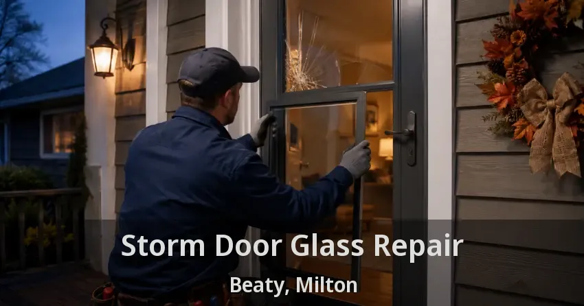 Storm Door Glass Repair Beaty, Milton - ON