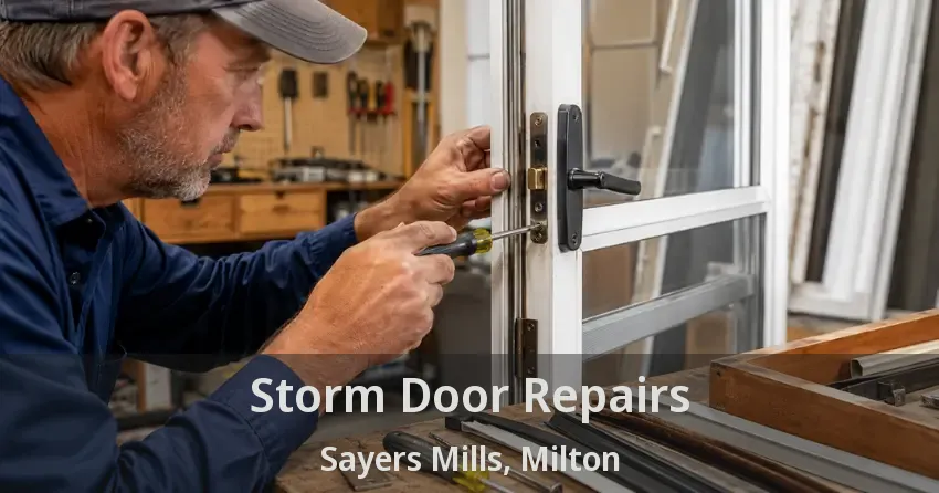Storm Door Repairs Sayers Mills, Milton - ON