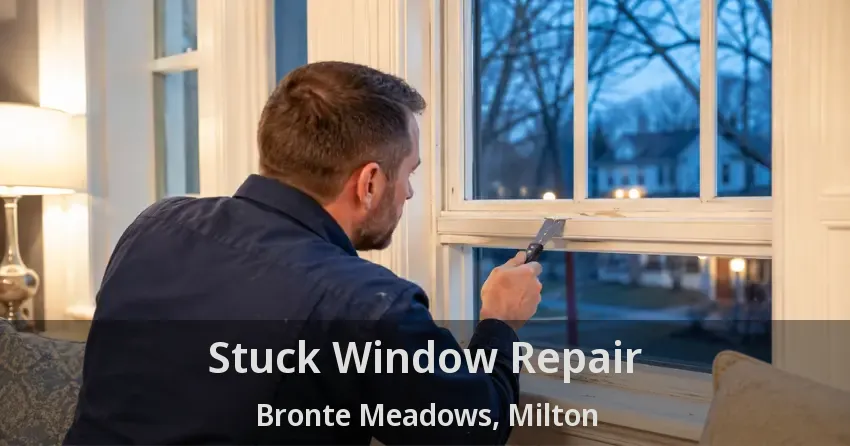Stuck Window Repair Bronte Meadows, Milton - ON