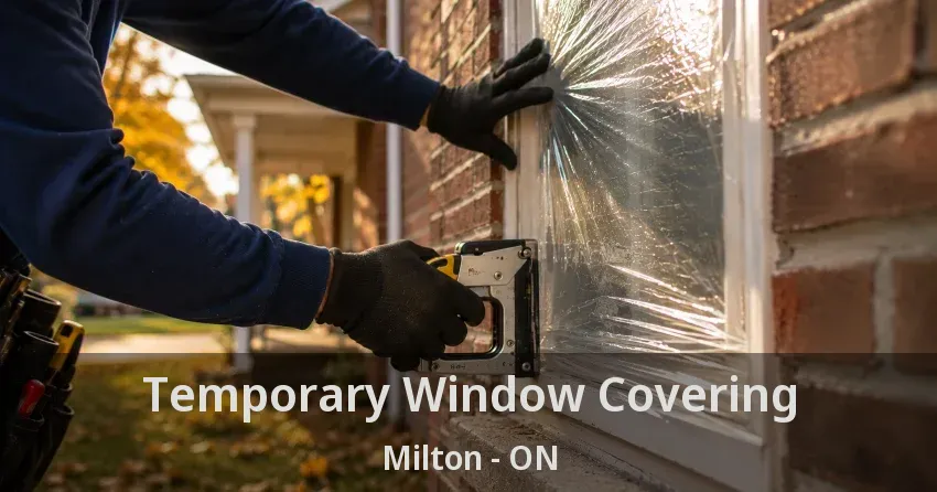 Temporary Window Covering Milton - ON