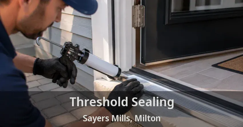 Threshold Sealing Sayers Mills, Milton - ON
