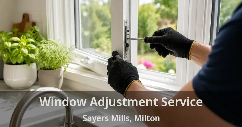 Window Adjustment Service Sayers Mills, Milton - ON