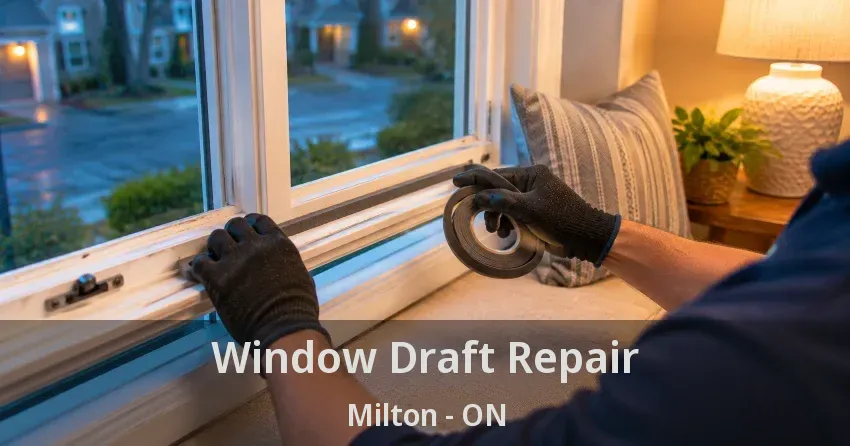 Window Draft Repair Milton - ON