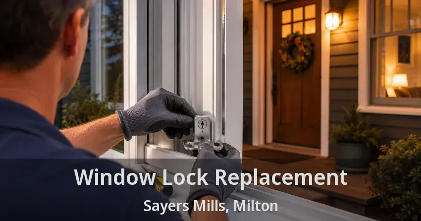 Window Lock Replacement Sayers Mills, Milton - ON
