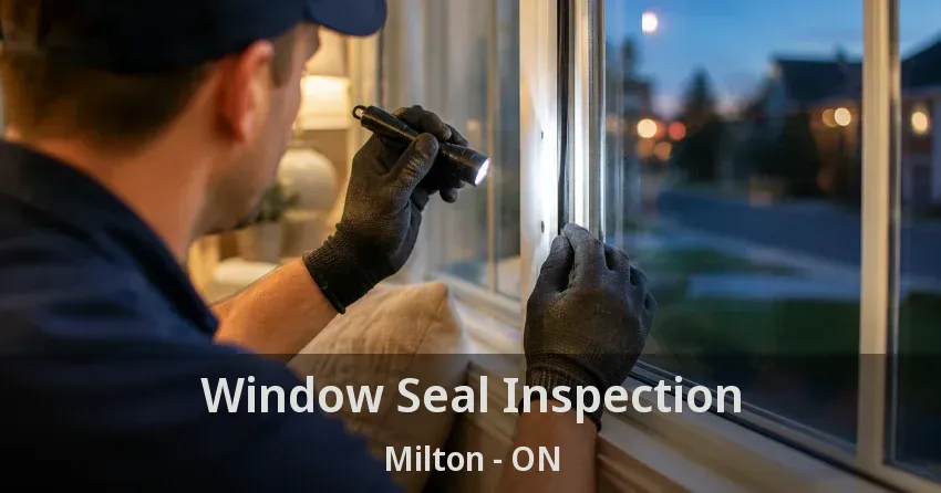 Window Seal Inspection Milton - ON