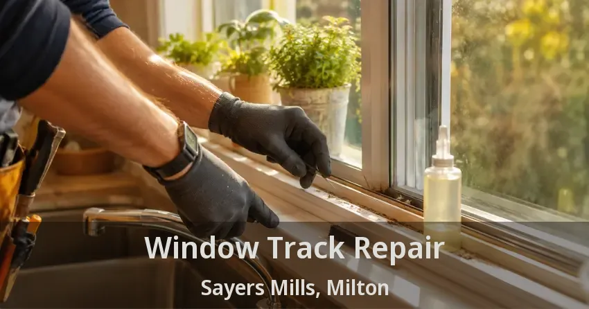 Window Track Repair Sayers Mills, Milton - ON