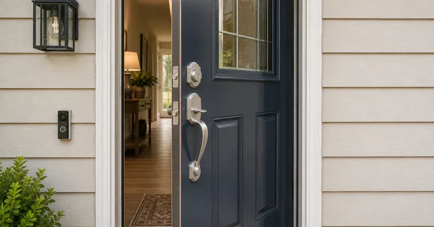 energy-efficient exterior door upgrade installation in Milton