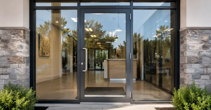 glass door installation sliding patio door in Milton