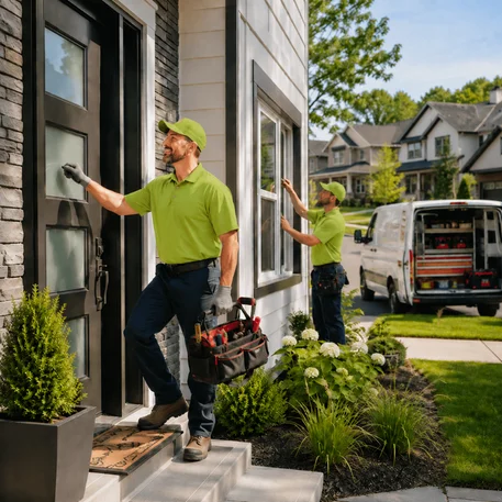 Door, window and glass work under way at properties across every part of the service area